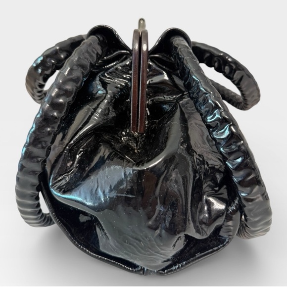 Christian Louboutin Loubette Patent Frame Top Handle Bag - Picture 4 of 11